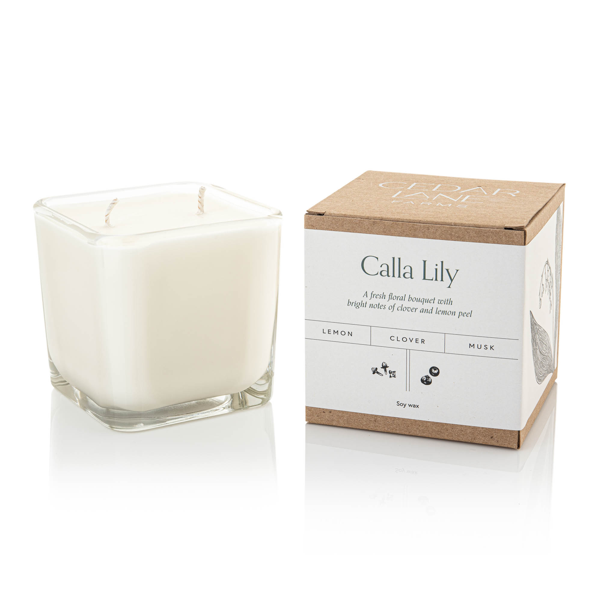 Calla Lily Candle – Cedar Lane Farms