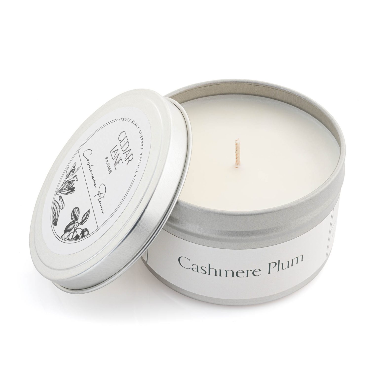 Cashmere Plum Candle – Cedar Lane Farms