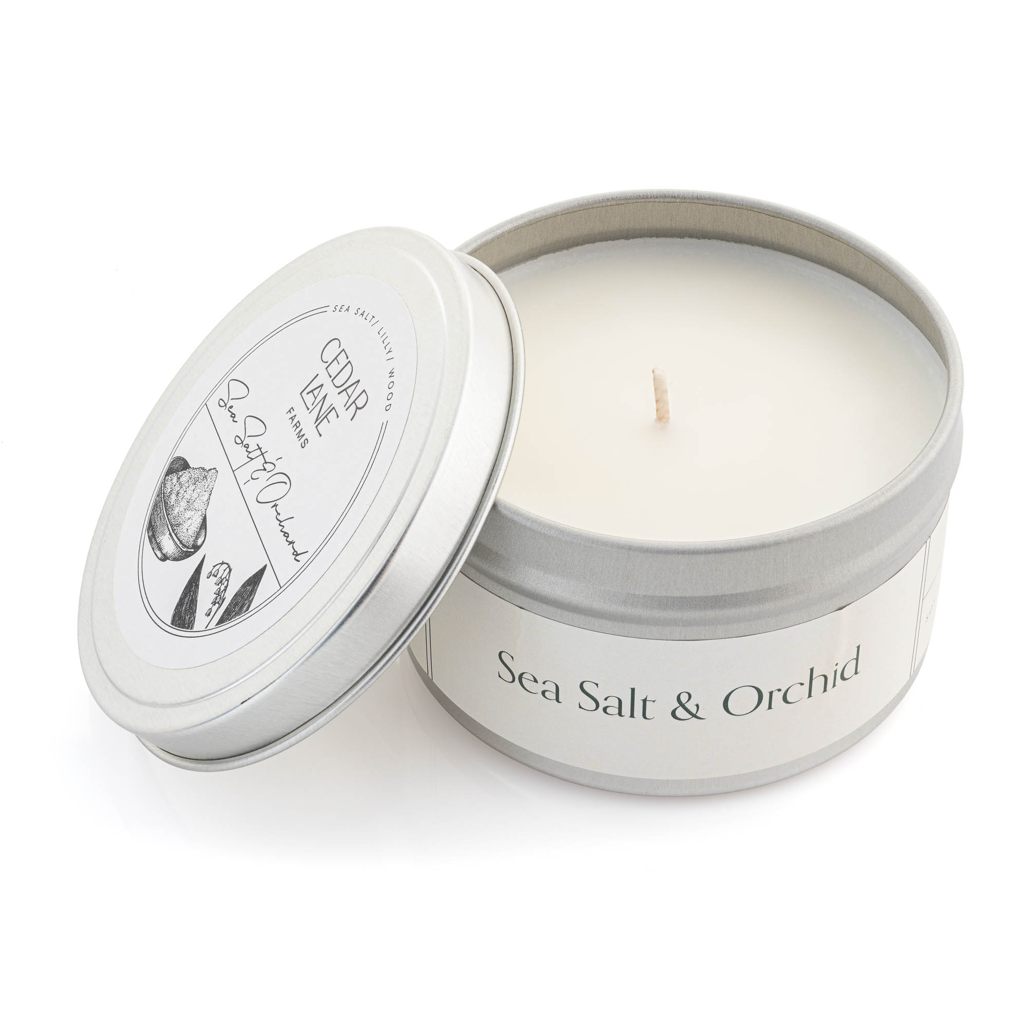 Candle 8OZ_Sea Salt Orchid