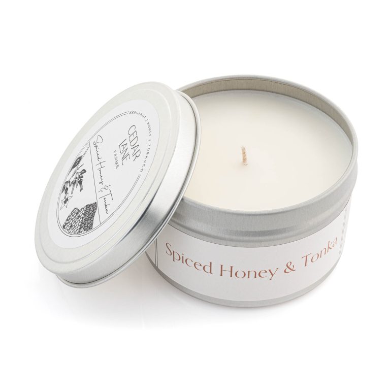Spiced Honey and Tonka Candle Cedar Lane Farms